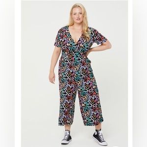 Joanie Colorful Snake Print Jumpsuit
